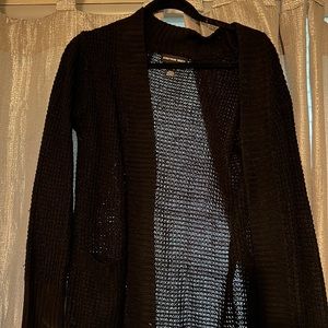 Black cardigan